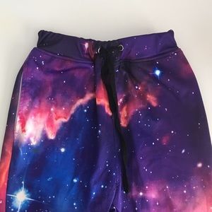 Galaxy Print Long Pants